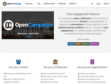 Tablet Screenshot of opencampaign.com